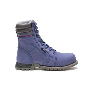 Botas Impermeáveis Caterpillar Echo Steel Feminino Azuis Roxo | PT-375014QDM