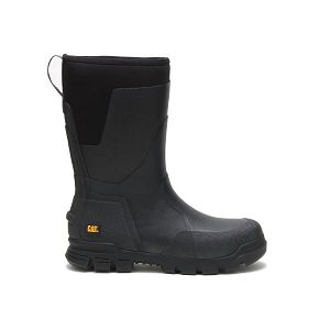 Botas Impermeáveis Caterpillar Stormers 11" Masculino Pretas | PT-105432RKD