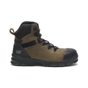 Botas Segurança Caterpillar Accomplice X Impermeáveis Steel Masculino Marrom Pretas | PT-730246FBJ