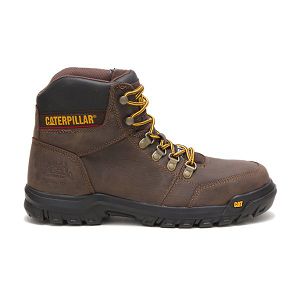 Botas Segurança Caterpillar Outline Steel Masculino Marrom | PT-814053BNY