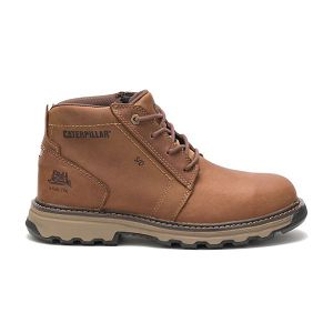 Botas Segurança Caterpillar Parker Steel Masculino Marrom | PT-062417ESR