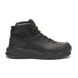 Botas Segurança Caterpillar Provoke Medio Impermeáveis Alloy Masculino Pretas | PT-587162PHS