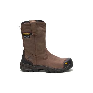 Botas Segurança Caterpillar Spur Steel Masculino Marrom | PT-429815AOQ