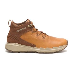 Soft Toe Boots Caterpillar Stratify Impermeáveis Masculino Marrom | PT-329184AJE