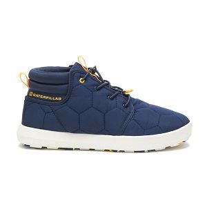 Soft Toe Shoes Caterpillar CODE Scout Medio Feminino Azuis Branco | PT-420685DEV