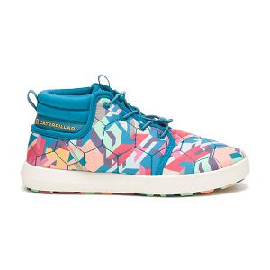 Soft Toe Shoes Caterpillar CODE Scout Medio Feminino Azuis | PT-520318WRM