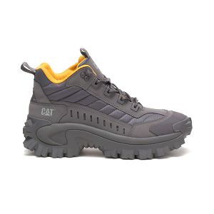 Soft Toe Shoes Caterpillar Intruder Medio Masculino Cinzentas Branco | PT-596823OQC