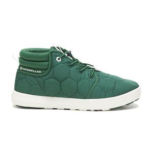 Tenis Caterpillar CODE Scout Medio Feminino Verdes Branco | PT-502849HBZ