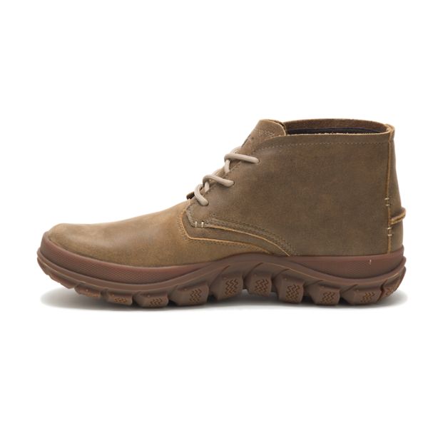 Botas Caterpillar Fused Tri Medio Masculino Marrom | PT-456839KSL