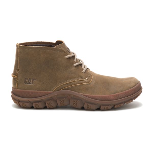 Botas Caterpillar Fused Tri Medio Masculino Marrom | PT-456839KSL