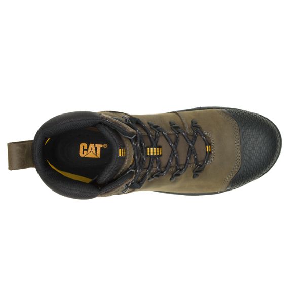 Botas Impermeáveis Caterpillar Accomplice X Steel Masculino Marrom Pretas | PT-219587IGD