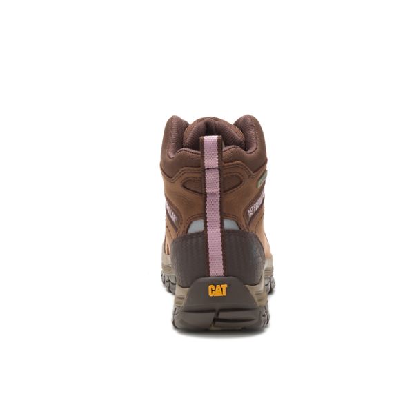 Botas Impermeáveis Caterpillar Ally Composite Feminino Marrom | PT-024689NPM