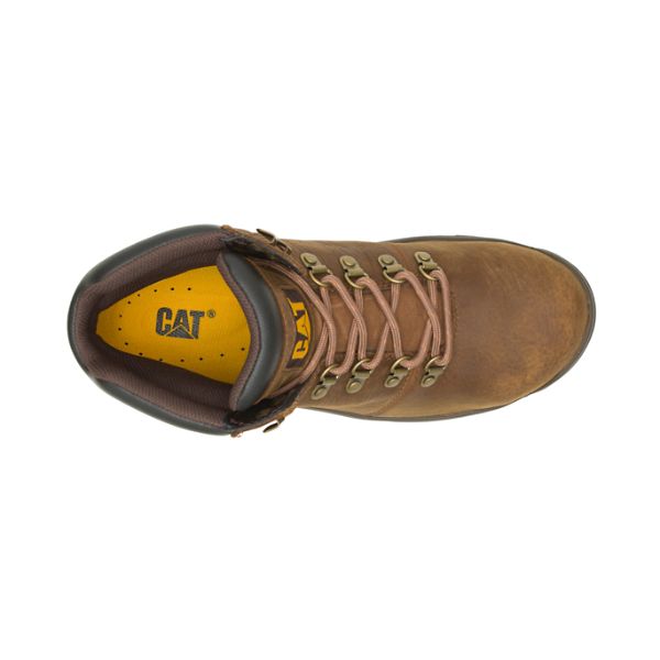 Botas Impermeáveis Caterpillar Charge Alloy Masculino Marrom | PT-149856LRS