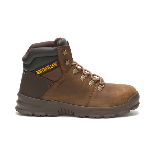 Botas Impermeáveis Caterpillar Charge Alloy Masculino Marrom | PT-149856LRS