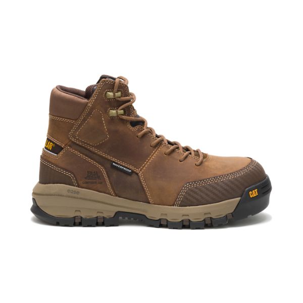 Botas Impermeáveis Caterpillar Device Composite Masculino Marrom | PT-825697BMZ