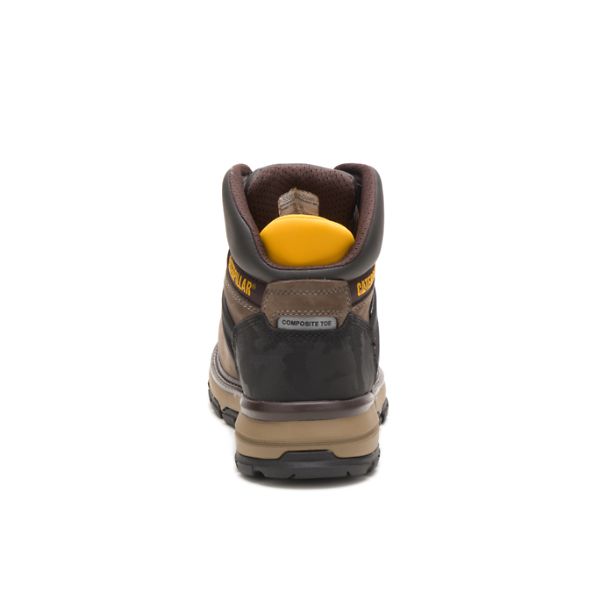 Botas Impermeáveis Caterpillar Excavator Superlite Carbon Composite Masculino Marrom | PT-043162GRA