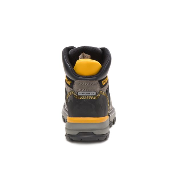 Botas Impermeáveis Caterpillar Excavator Superlite Carbon Composite Masculino Cinzentas Marrom | PT-091376PXU