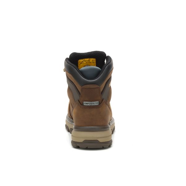 Botas Impermeáveis Caterpillar Excavator Superlite Thinsulate Carbon Composite Feminino Marrom Escuro | PT-420918ZYE