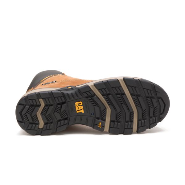 Botas Impermeáveis Caterpillar Excavator Superlite Carbon Composite Feminino Marrom | PT-614290ZDS