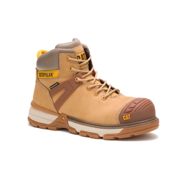 Botas Impermeáveis Caterpillar Excavator Superlite Carbon Composite Masculino Marrom | PT-891647RGL