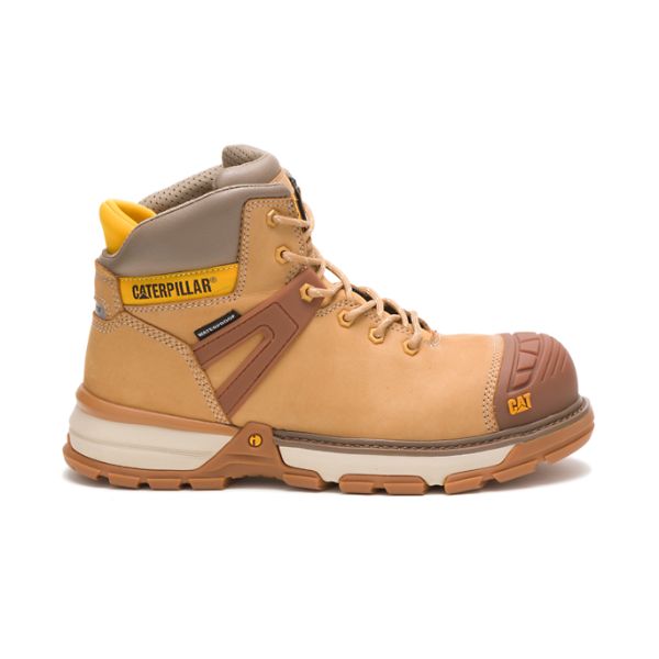 Botas Impermeáveis Caterpillar Excavator Superlite Carbon Composite Masculino Marrom | PT-891647RGL