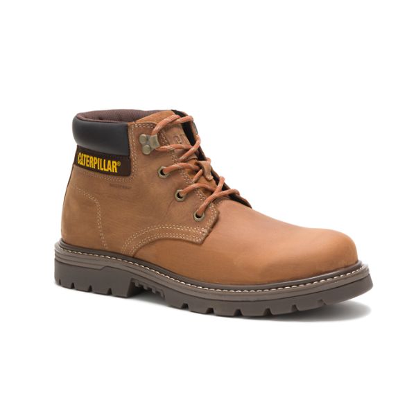 Botas Impermeáveis Caterpillar Outbase Masculino Marrom | PT-840235UFG