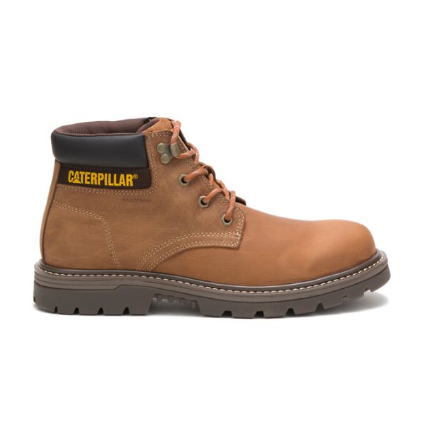 Botas Impermeáveis Caterpillar Outbase Masculino Marrom | PT-840235UFG