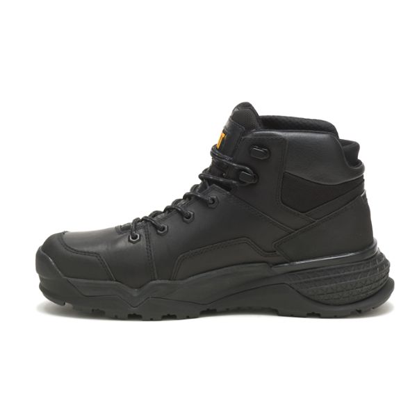 Botas Impermeáveis Caterpillar Provoke Medio Masculino Pretas | PT-610347FJN