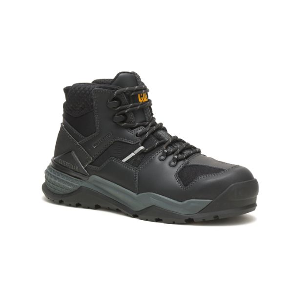 Botas Impermeáveis Caterpillar Provoke Medio Alloy Masculino Pretas Cinzentas | PT-692584OKI