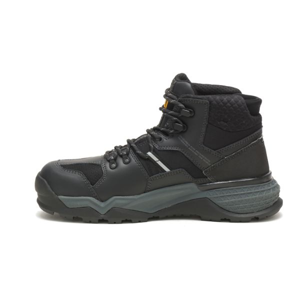 Botas Impermeáveis Caterpillar Provoke Medio Alloy Masculino Pretas Cinzentas | PT-692584OKI