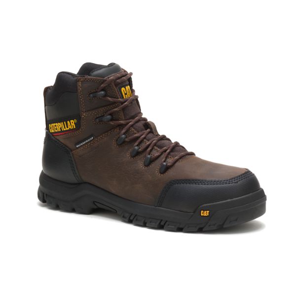 Botas Impermeáveis Caterpillar Resorption Composite Masculino Marrom | PT-731246TWZ