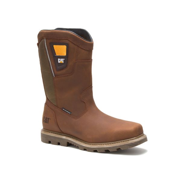 Botas Impermeáveis Caterpillar Stillwell Steel Masculino Marrom | PT-624150DKG