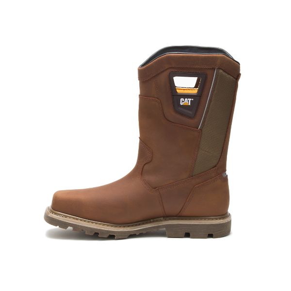 Botas Impermeáveis Caterpillar Stillwell Steel Masculino Marrom | PT-624150DKG