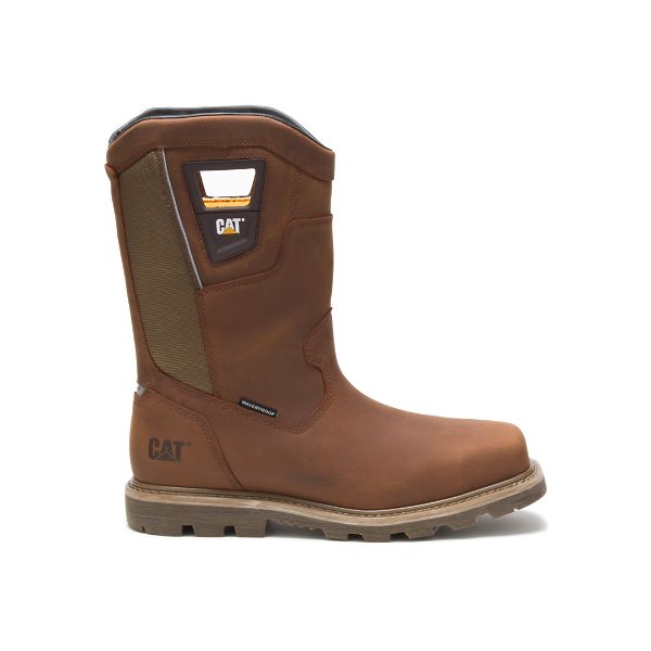 Botas Impermeáveis Caterpillar Stillwell Steel Masculino Marrom | PT-624150DKG