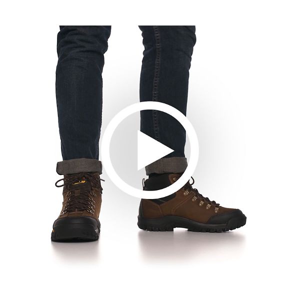 Botas Impermeáveis Caterpillar Threshold Masculino Marrom | PT-184365MKJ