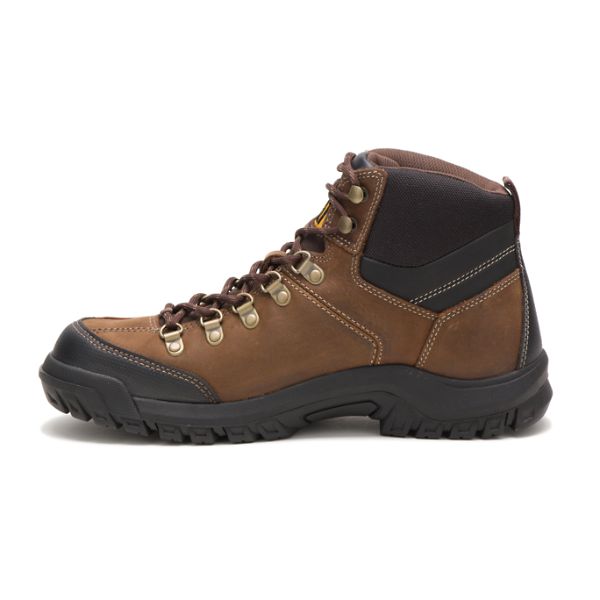 Botas Impermeáveis Caterpillar Threshold Masculino Marrom | PT-184365MKJ