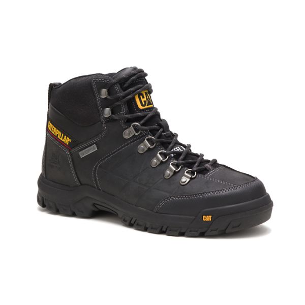 Botas Impermeáveis Caterpillar Threshold Steel Masculino Pretas | PT-958042QSP