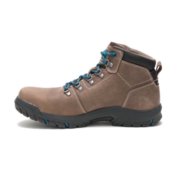 Botas Segurança Caterpillar Mae Steel Impermeáveis Feminino Marrom | PT-628953FNY