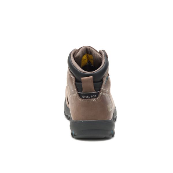 Botas Segurança Caterpillar Mae Steel Impermeáveis Feminino Marrom | PT-628953FNY