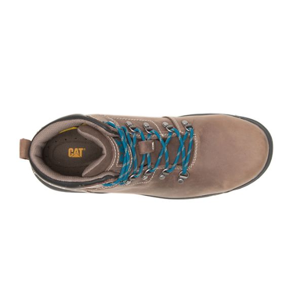 Botas Segurança Caterpillar Mae Steel Impermeáveis Feminino Marrom | PT-628953FNY