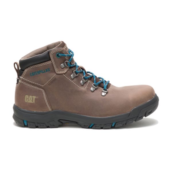 Botas Segurança Caterpillar Mae Steel Impermeáveis Feminino Marrom | PT-628953FNY