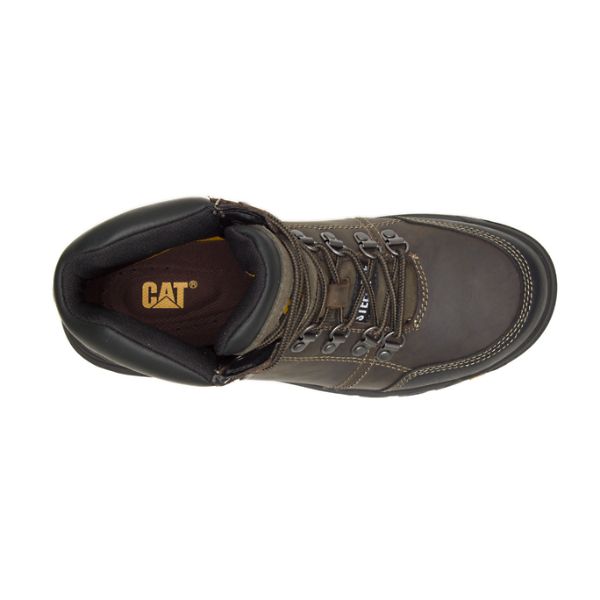 Botas Segurança Caterpillar Outline Steel Masculino Cinzentas Marrom | PT-194568SAL