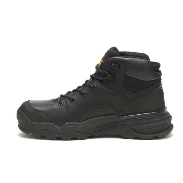 Botas Segurança Caterpillar Provoke Medio Impermeáveis Alloy Masculino Pretas | PT-587162PHS