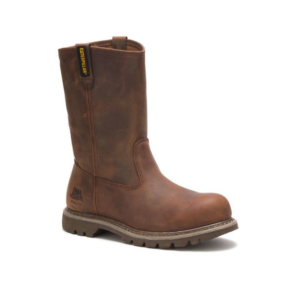 Botas Segurança Caterpillar Revolver Steel Feminino Marrom | PT-509738IET