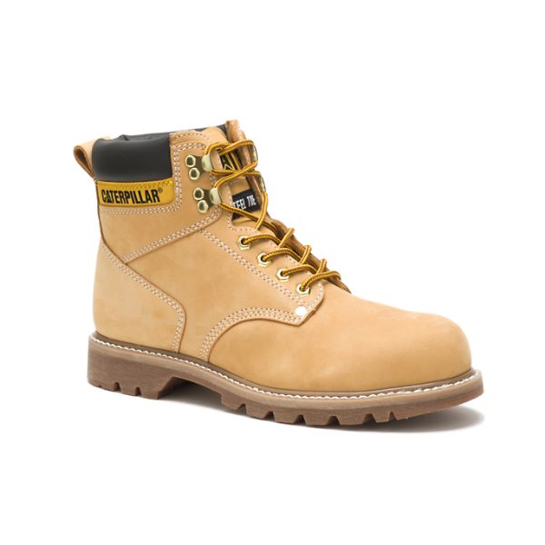 Botas Segurança Caterpillar Second Shift Steel Masculino Marrom | PT-897105RQI