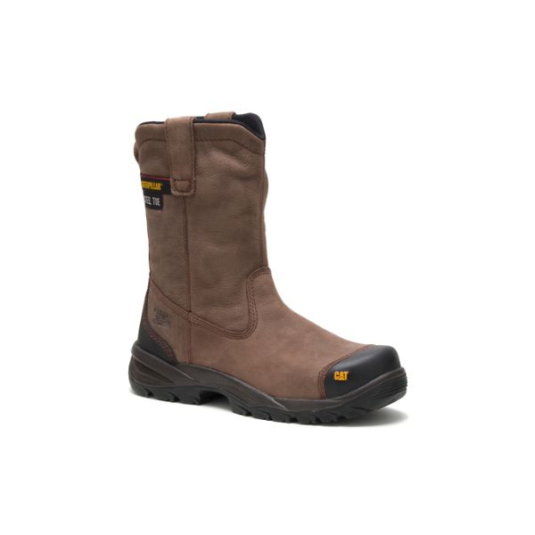 Botas Segurança Caterpillar Spur Steel Masculino Marrom | PT-429815AOQ