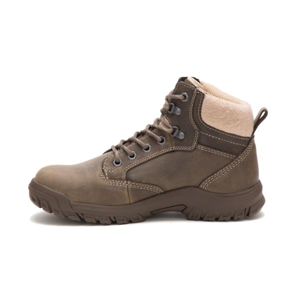 Botas Segurança Caterpillar Tess Steel Feminino Cinzentas Marrom | PT-675812BHK