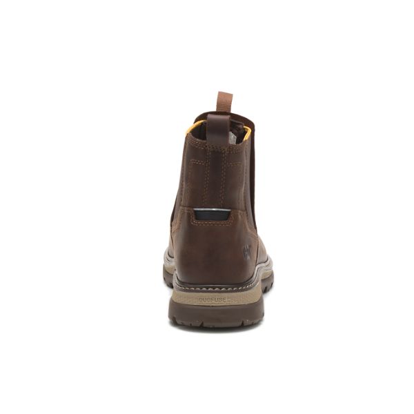 Pull-Ons Boots Caterpillar Fairbanks Chelsea Masculino Marrom | PT-654392XKM