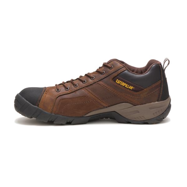 Sapatos Segurança Caterpillar Argon Composite Masculino Marrom Escuro | PT-168379KAJ