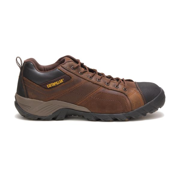 Sapatos Segurança Caterpillar Argon Composite Masculino Marrom Escuro | PT-168379KAJ